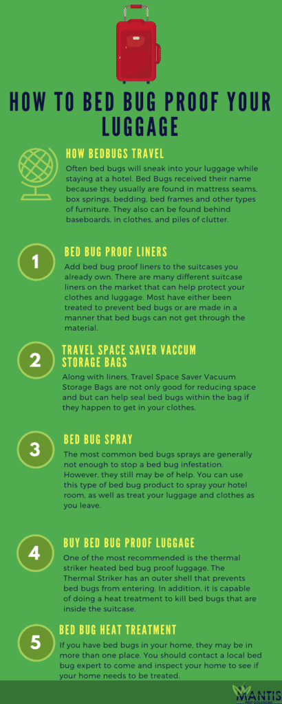 5 ways to bed bug proof your luggage